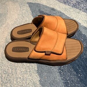 Men’s Leather Sperry Topsider Slides , sz 11